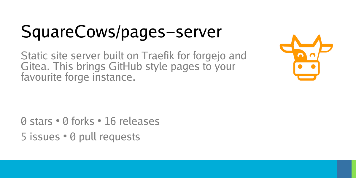 SquareCows/pages-server: Static site server built on Traefik for ...